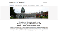 Desktop Screenshot of dualmodesentencing.org